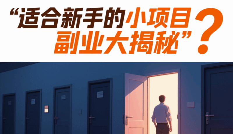 适合新手的小项目副业大揭秘-资源网站