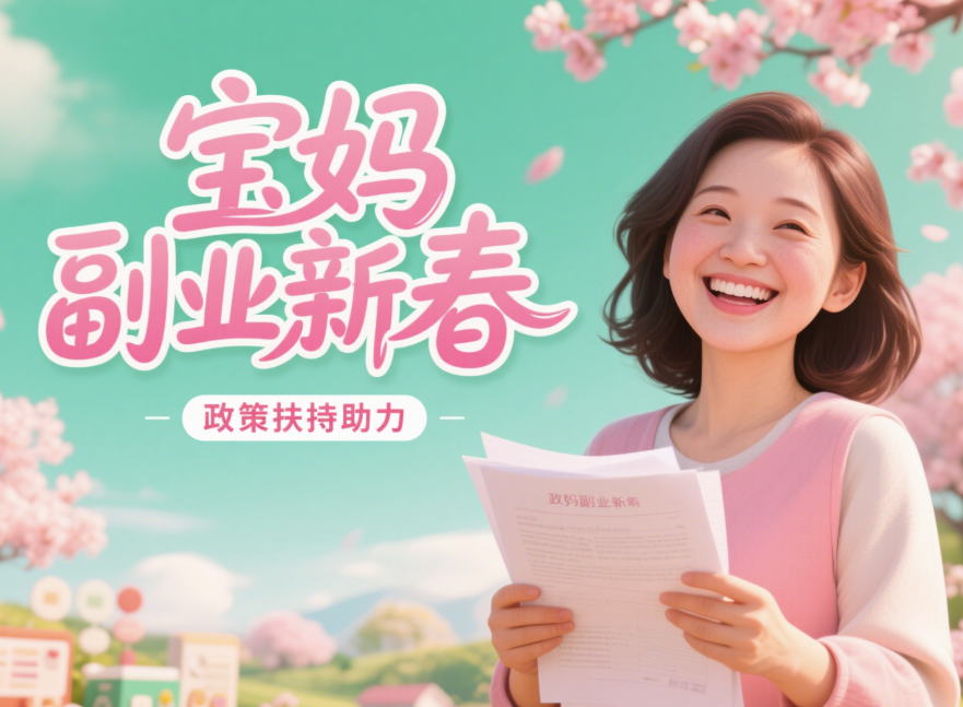 政策扶持下宝妈副业的新春天-资源网站