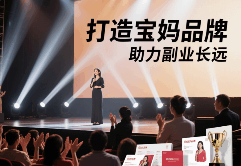 打造个人品牌：宝妈副业的长期发展之计-资源网站