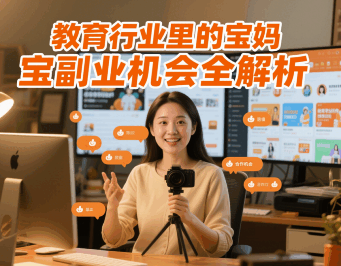 教育行业里的宝妈副业机会全解析-资源网站