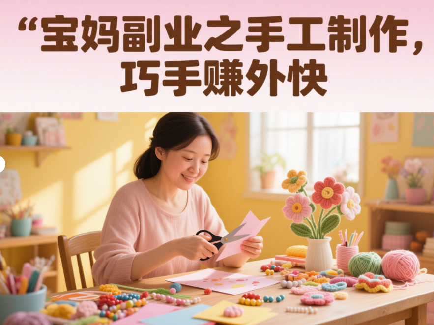 宝妈副业之手工制作，巧手赚外快-资源网站