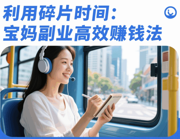 利用碎片时间：宝妈副业高效赚钱法-资源网站