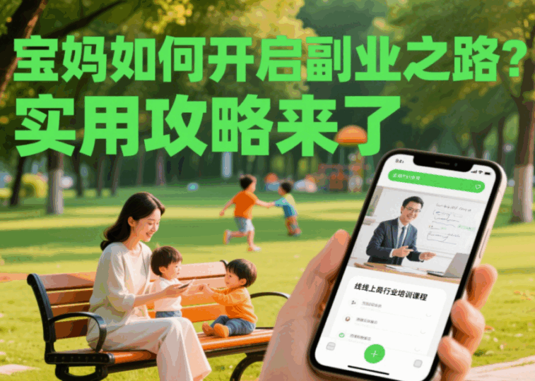宝妈如何开启副业之路？实用攻略来了-资源网站
