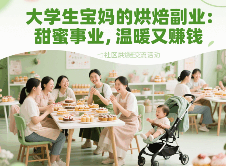 大学生宝妈的烘焙副业：甜蜜事业，温暖又赚钱-资源网站