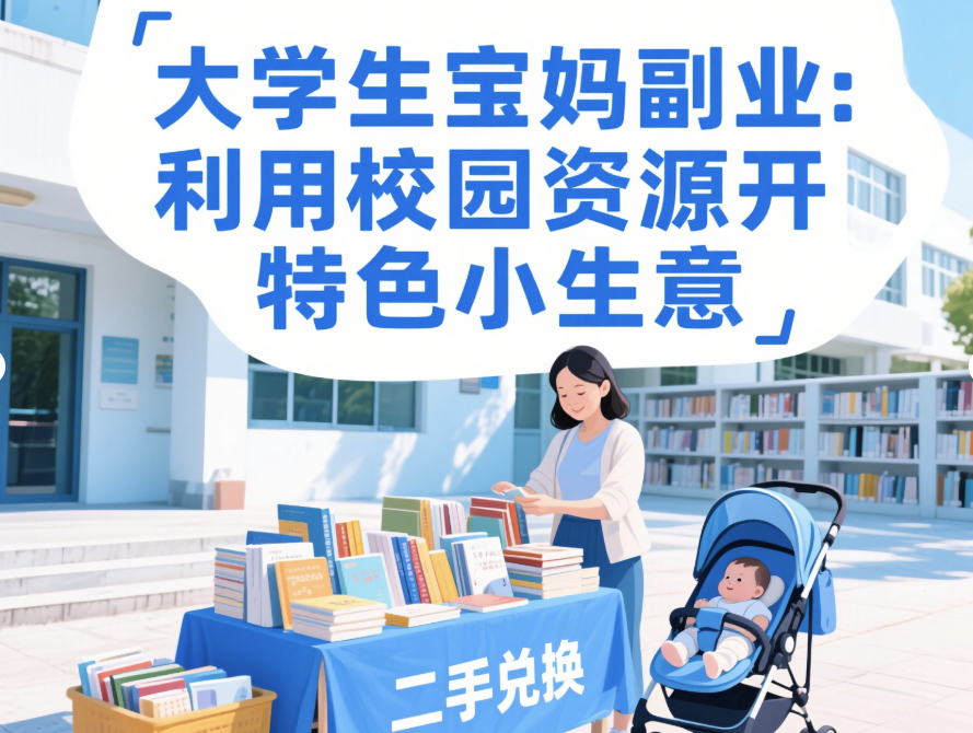 大学生宝妈副业：利用校园资源开展特色小生意-资源网站