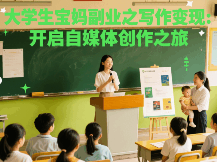 大学生宝妈副业之写作变现：开启自媒体创作之旅-资源网站