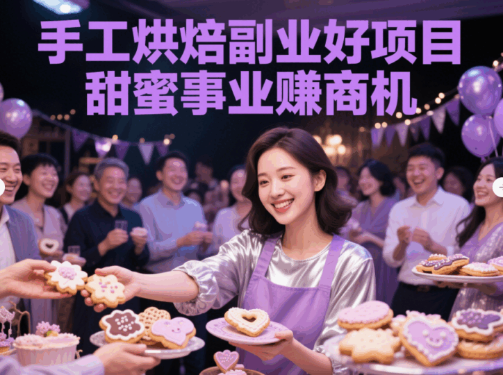手工烘焙副业好项目，甜蜜事业赚商机-资源网站