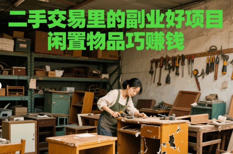 二手交易里的副业好项目，闲置物品巧赚钱-资源网站