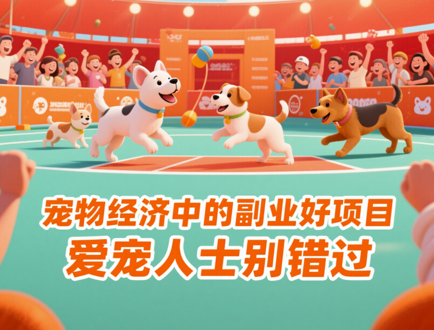 宠物经济中的副业好项目，爱宠人士别错过-资源网站