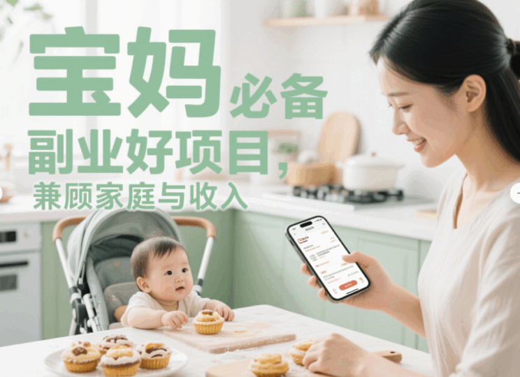 宝妈必备副业好项目，兼顾家庭与收入-资源网站
