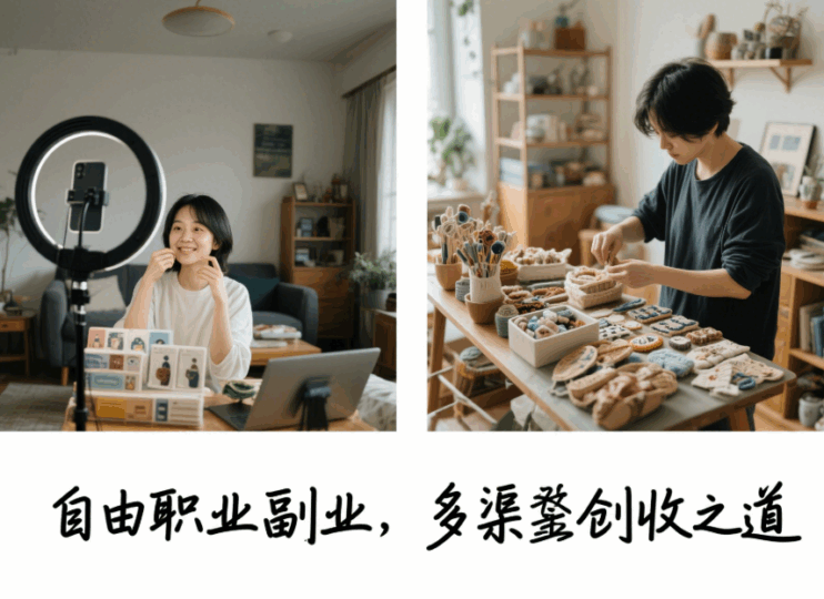 自由职业者的副业赚钱秘籍：多渠道收入构建-资源网站