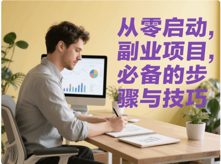从零启动副业项目，必备的步骤与技巧-资源网站