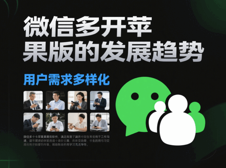 微信多开苹果版的发展趋势-资源网站