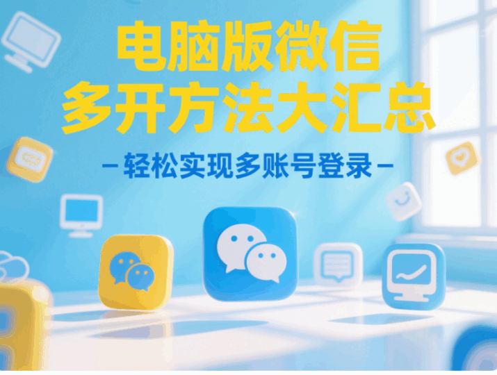 电脑版微信多开方法大汇总，轻松实现多账号登录-资源网站