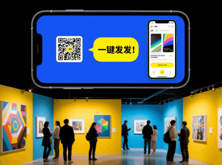 艺术展览信息借助一键转发软件扩大影响力的实践-资源网站
