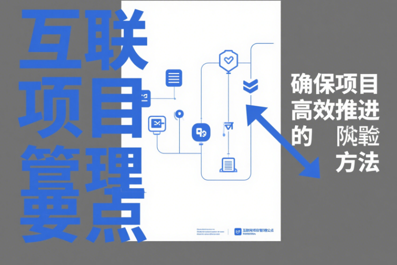 互联网项目管理要点：确保项目高效推进的方法-资源网站