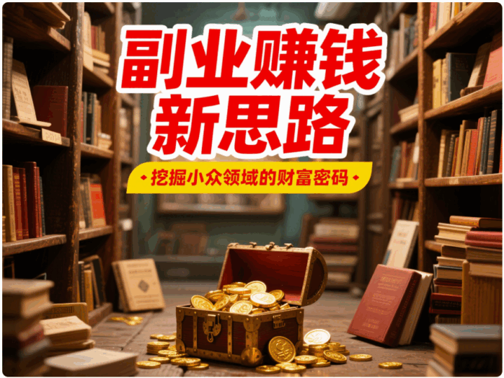 副业赚钱新思路：挖掘小众领域的财富密码-资源网站