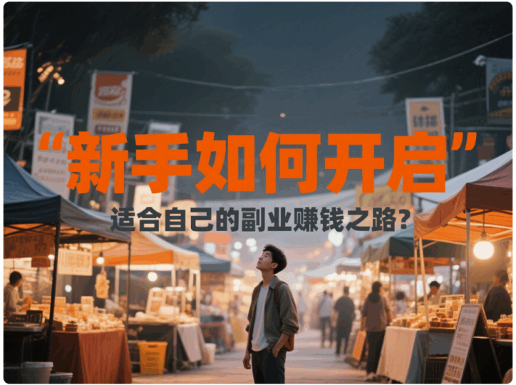 新手如何开启适合自己的副业赚钱之路？-资源网站
