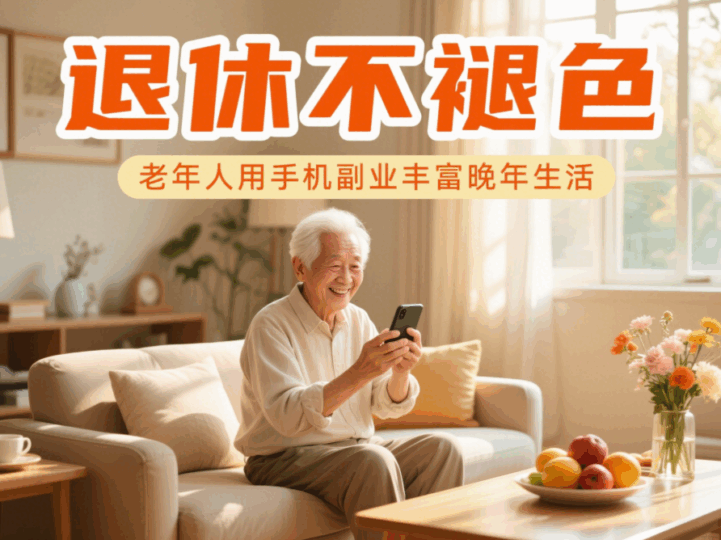 退休不褪色，老年人如何用手机副业丰富晚年生活-资源网站