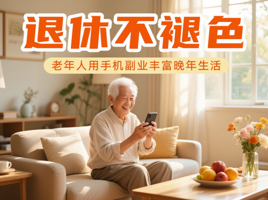 退休不褪色，老年人如何用手机副业丰富晚年生活