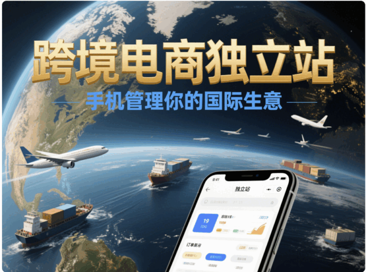 跨境电商独立站，手机管理你的国际生意-资源网站