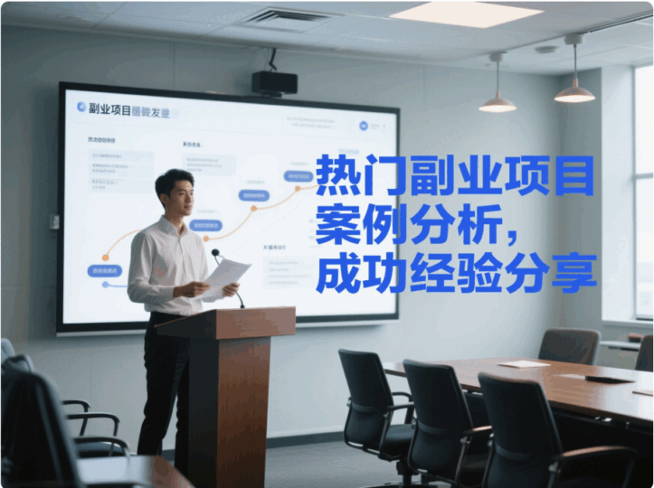 热门副业项目案例分析，成功经验分享-资源网站