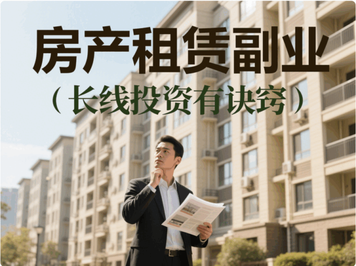 房产租赁副业，长线投资有诀窍-资源网站