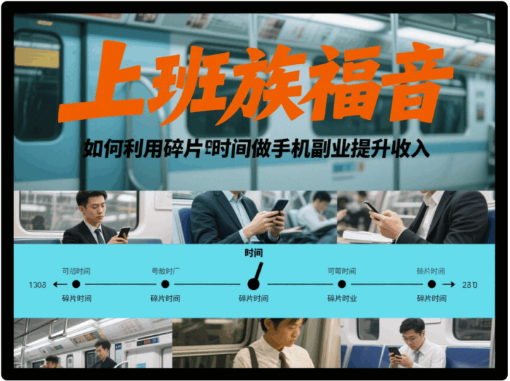上班族福音：如何利用碎片时间做手机副业提升收入-资源网站