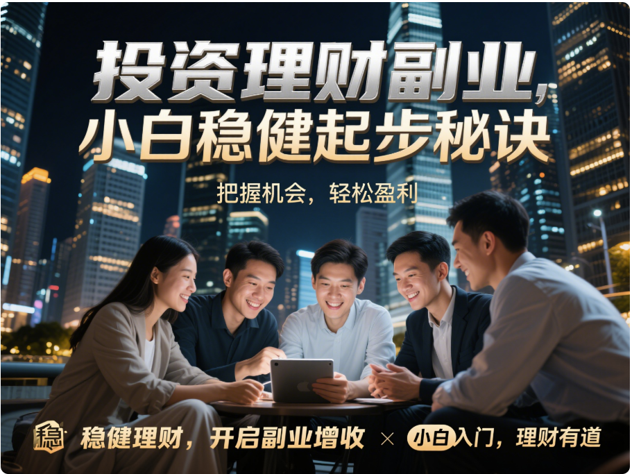 投资理财副业，小白如何稳健起步