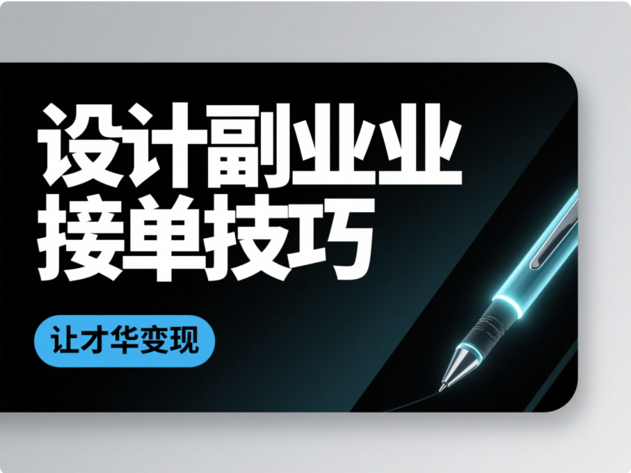 设计副业接单技巧，让才华变现