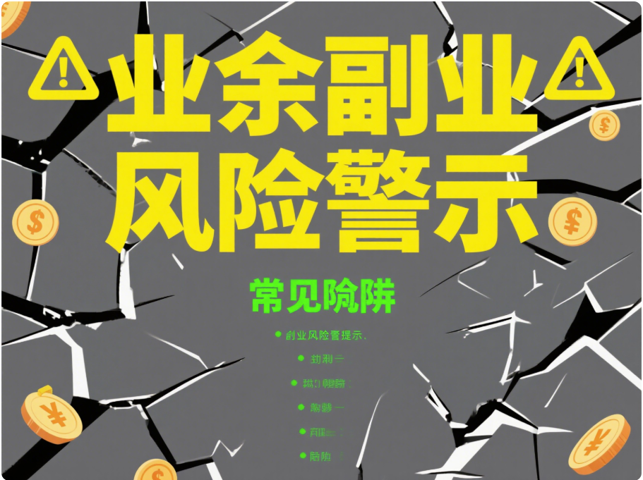 利用业余时间做副业，警惕这些坑！