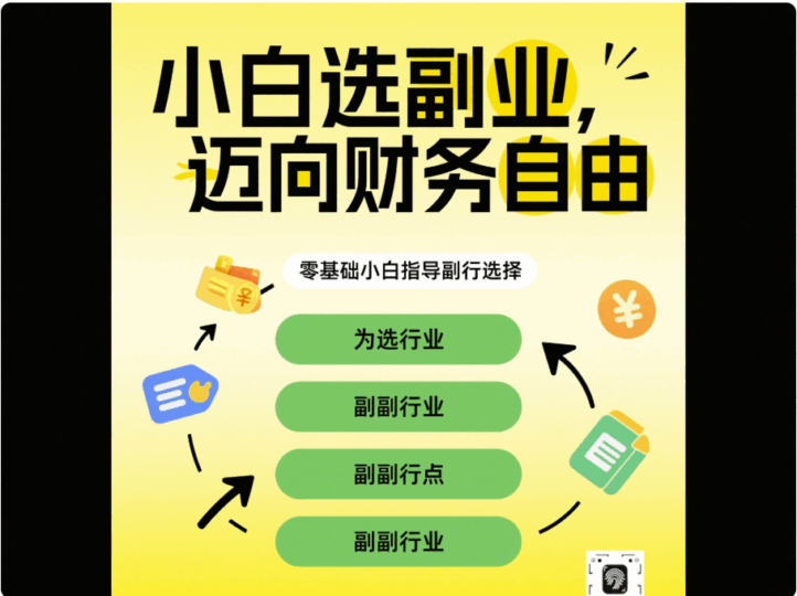零基础小白怎样选对副业，实现财务自由第一步-资源网站
