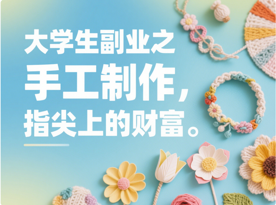 大学生副业之手工制作，指尖上的财富