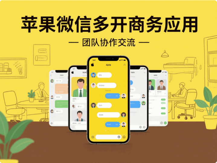 苹果微信多开在商务场景中的应用实例-资源网站