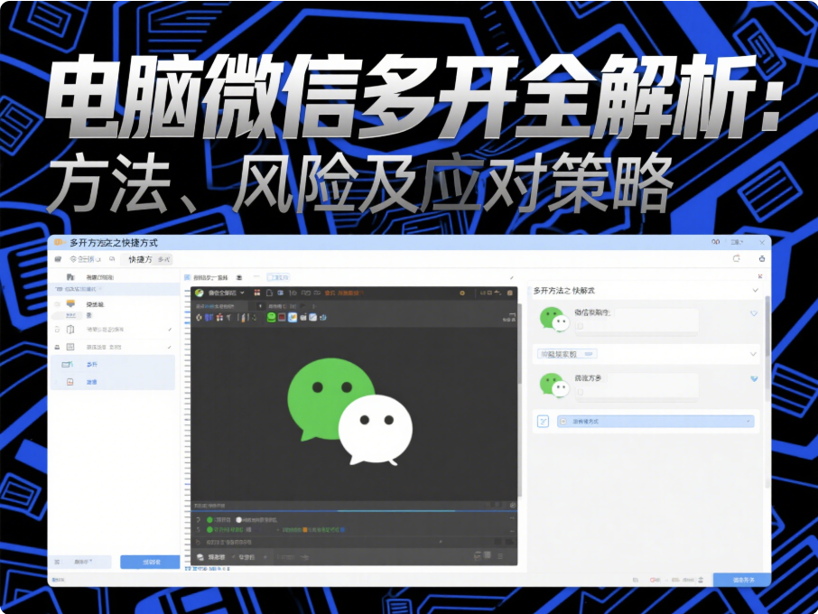 图片[1]-电脑微信多开全解析：方法、风险及应对策略