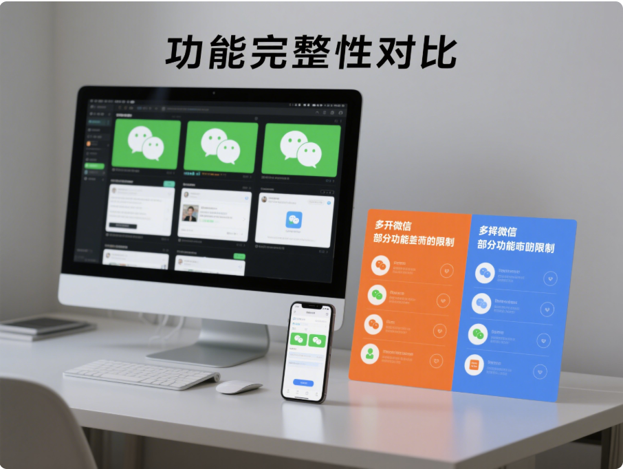 电脑微信多开与手机微信多开的异同点探讨