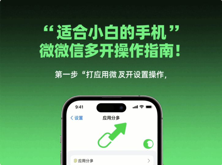 适合小白的手机微信多开操作指南！-资源网站
