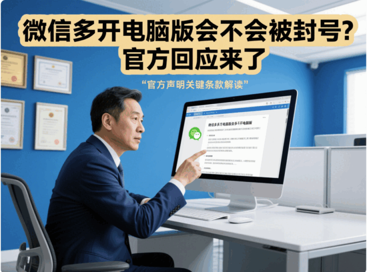 微信多开电脑版会不会被封号？官方回应来了-资源网站