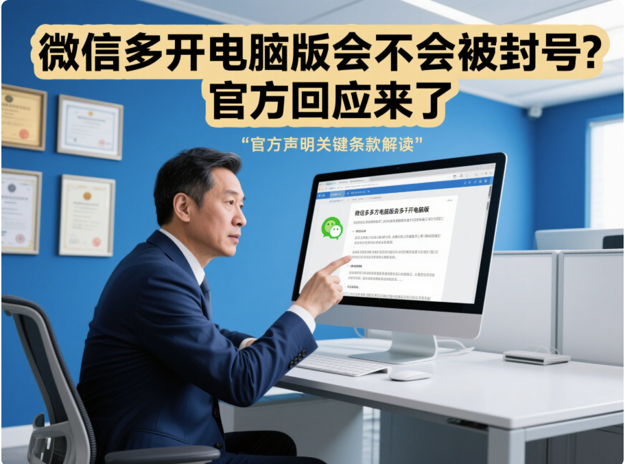 微信多开电脑版会不会被封号？官方回应来了-资源网站