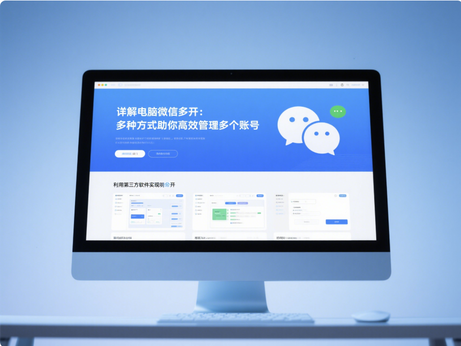 详解电脑微信多开：多种方式助你高效管理多个账号-资源网站
