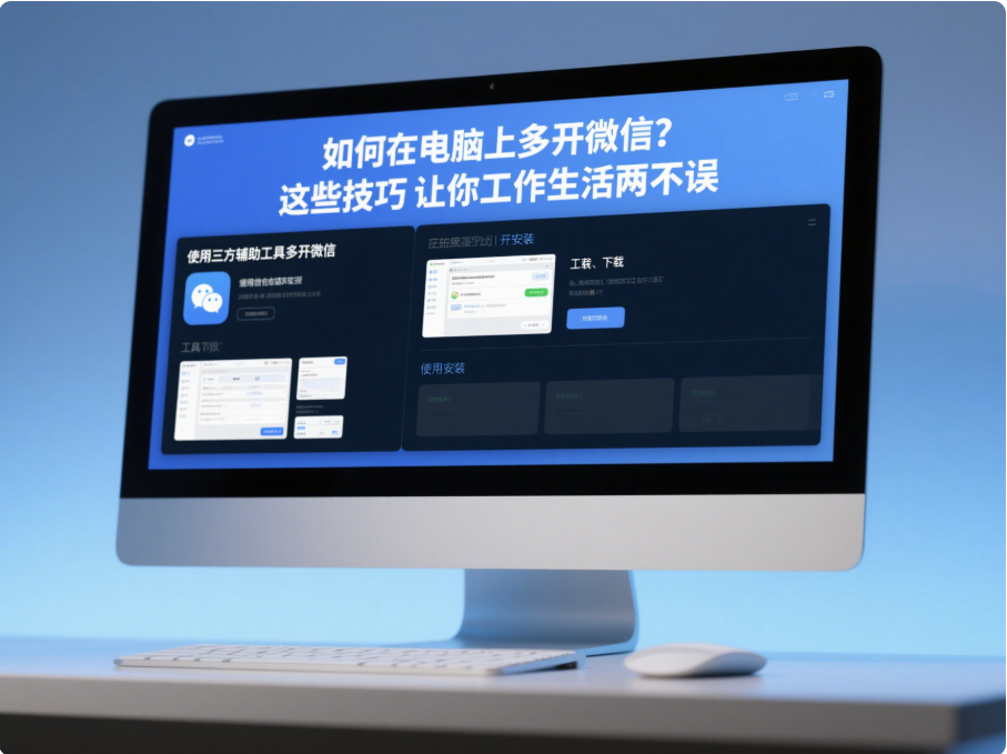 如何在电脑上多开微信？这些技巧让你工作生活两不误