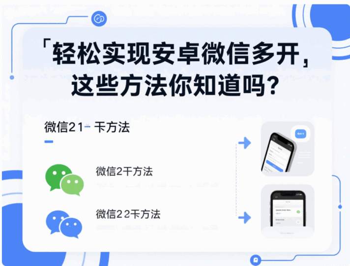 轻松实现安卓微信多开，这些方法你知道吗？-资源网站