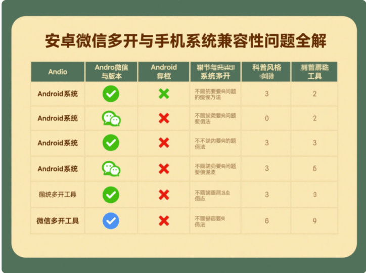 安卓微信多开与手机系统兼容性问题全解-资源网站