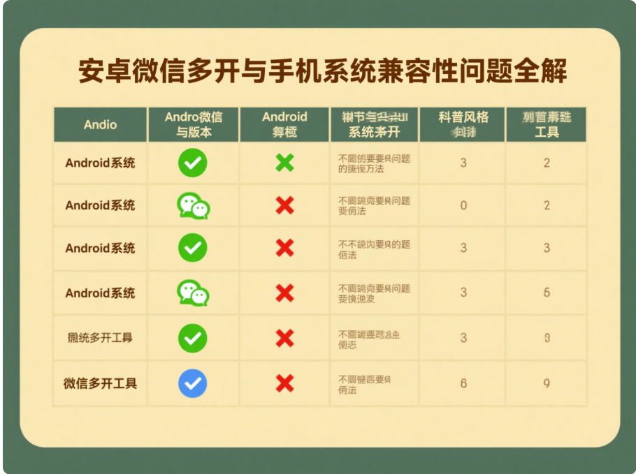 安卓微信多开与手机系统兼容性问题全解-资源网站