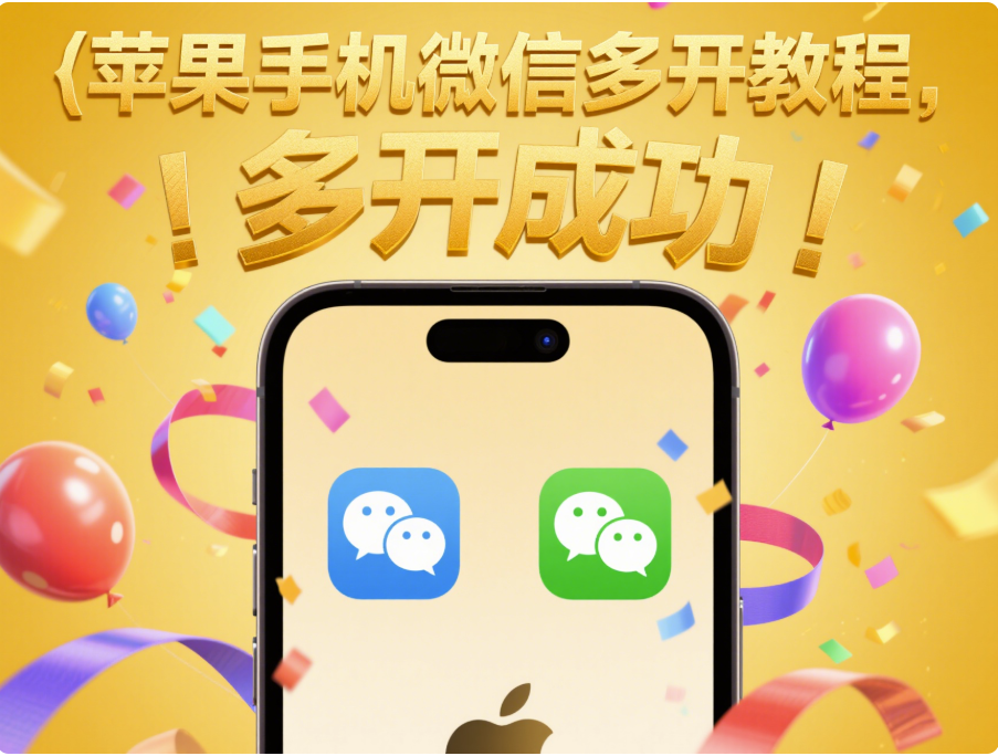 苹果手机微信多开教程，无需越狱！-资源网站