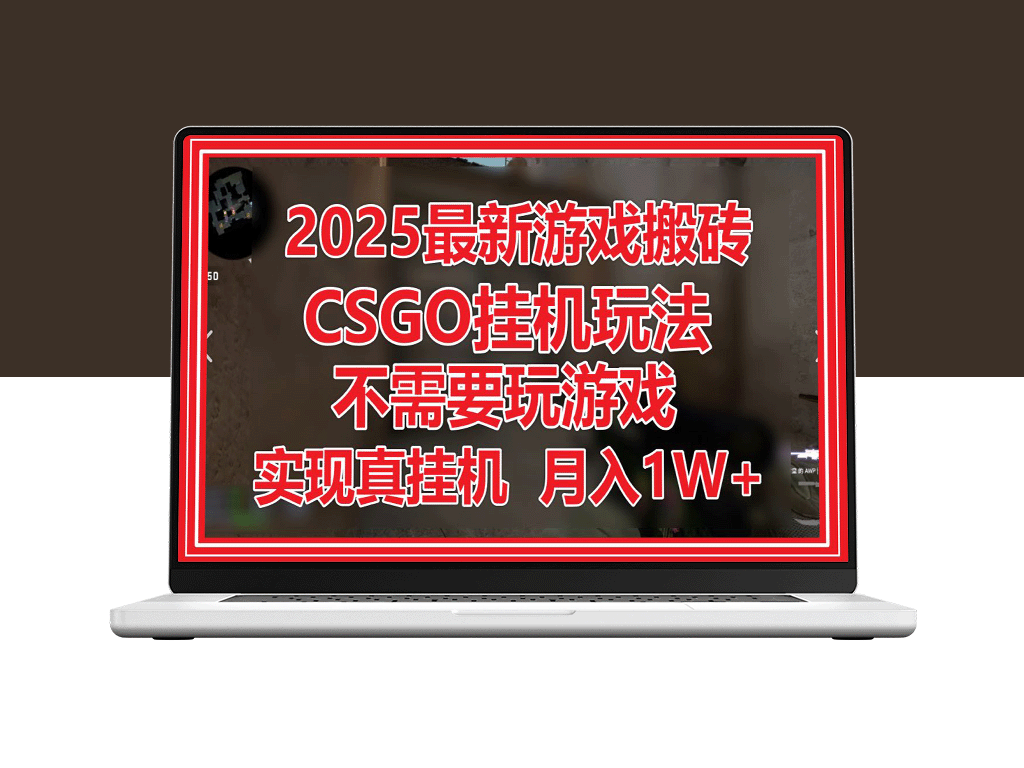 2025最新挂机赚钱攻略：CSGO挂机月入1W+_无需玩游戏_稳定收益