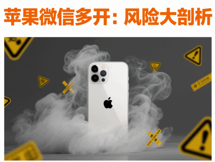 苹果手机微信多开的风险分析-资源网站