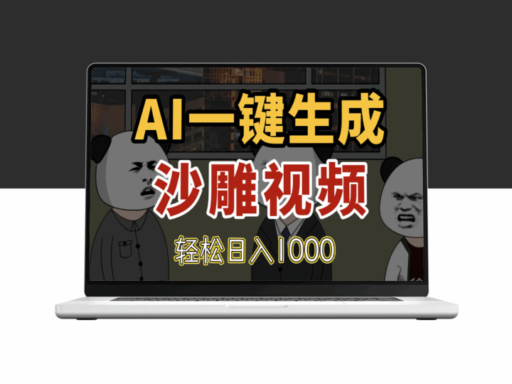 AI一键打造爆款沙雕视频_突破千万播放量_日入过千轻松实现-资源网站