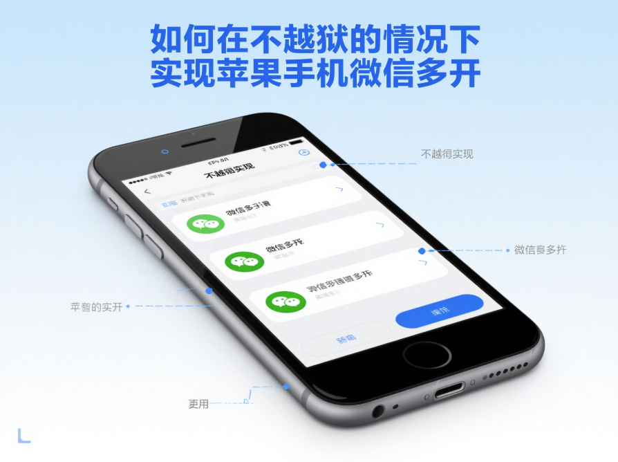 如何在不越狱的情况下实现苹果手机微信多开-资源网站