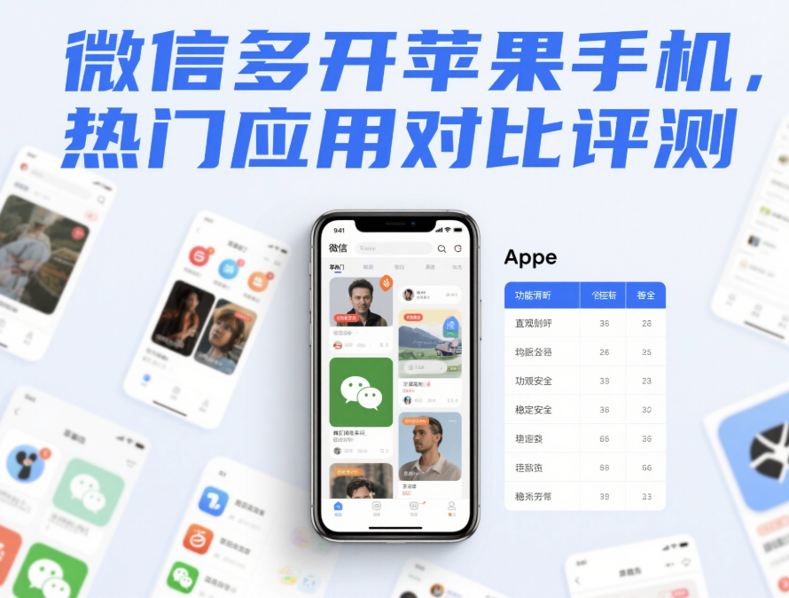 微信多开苹果手机，热门应用对比评测-资源网站